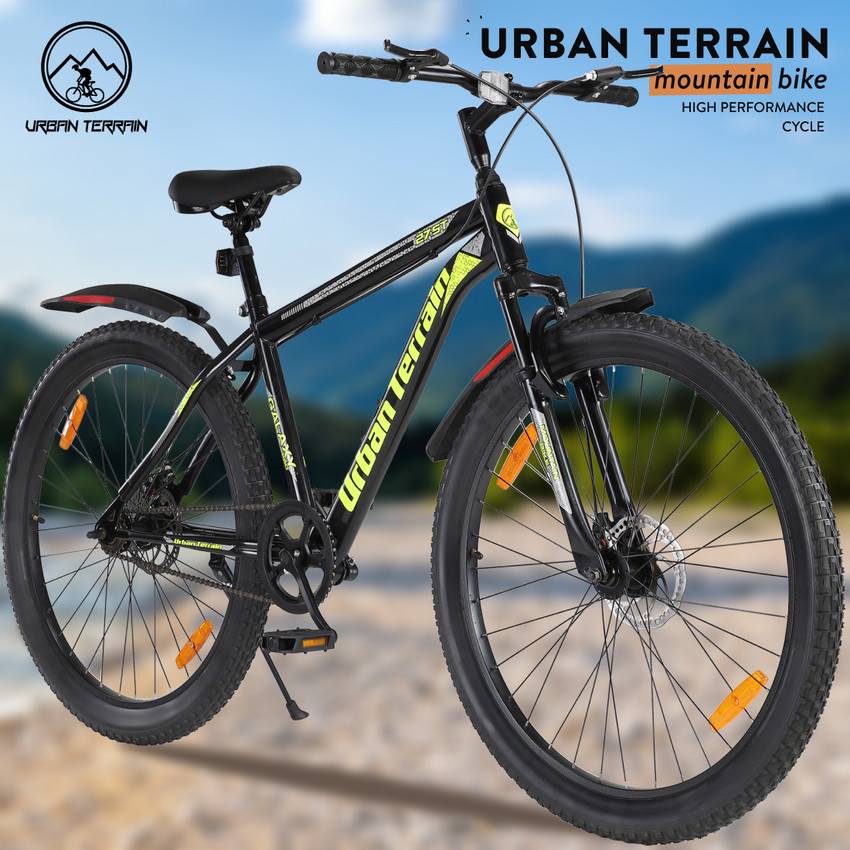 Urban Terrain Galaxy Pro High Performance Mountain Cycles For Men With Dual Disc Brake 27.5 T Road Cycle Price in India Buy Urban Terrain Galaxy Pro High Performance Mountain Cycles For