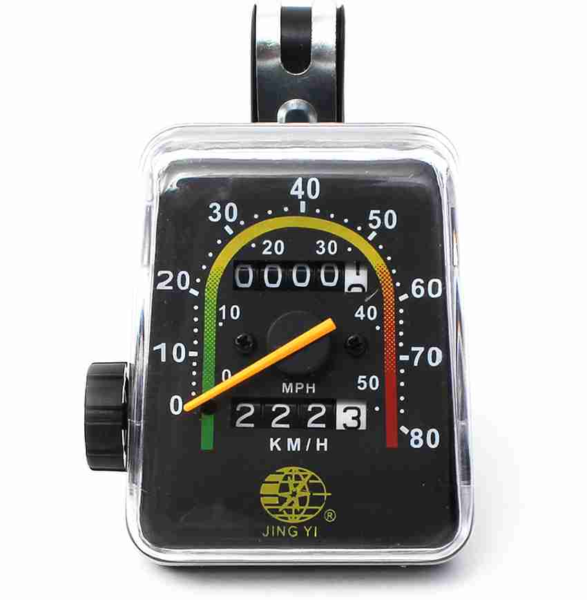 Bicycle speedometer top mechanical