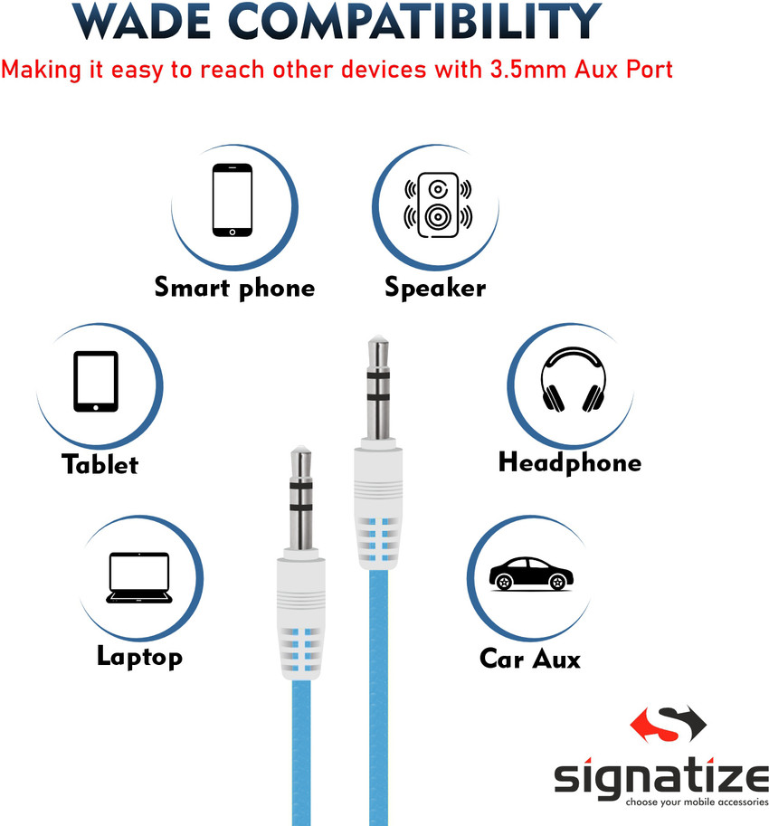 Aux cord for stereo hot sale