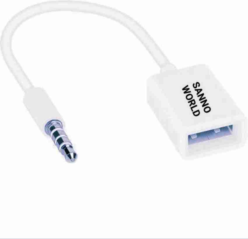 Audio Cable Jack 3.5mm Male Usb 2.0 Female