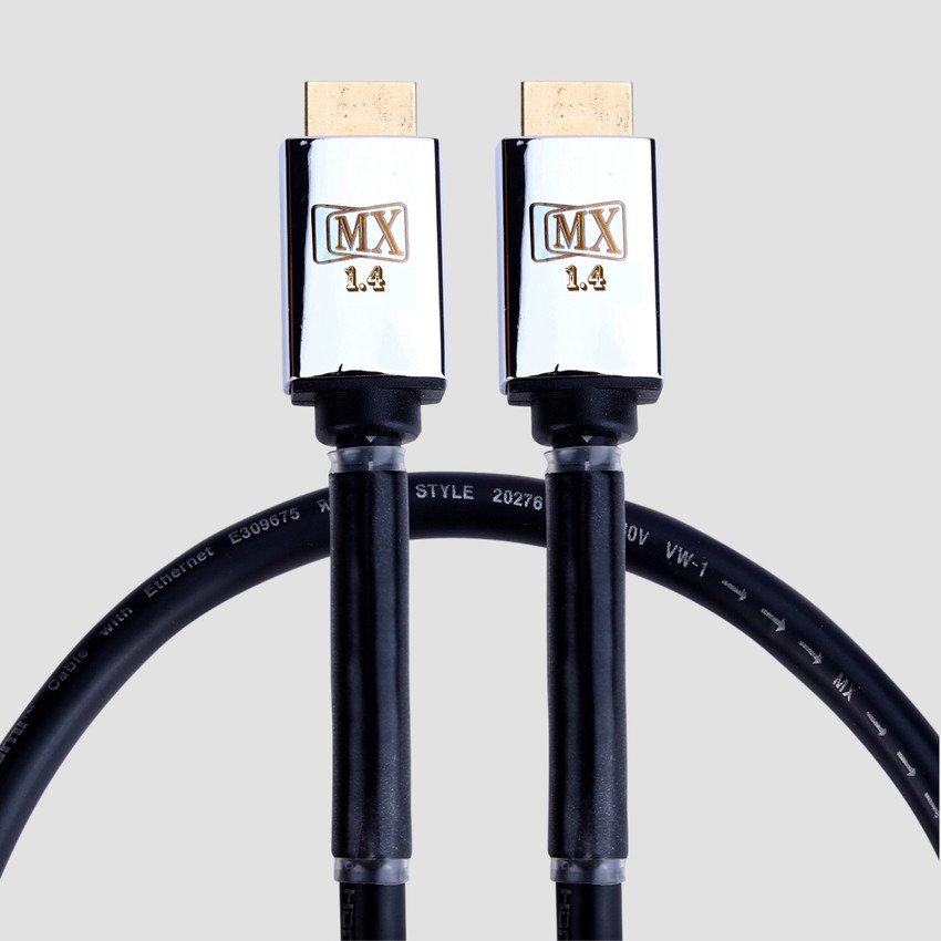MX HDMI Cable 1.5 m HDMI GP 19 Pin Male to HDMI Male with Metal Shell Jacket 3483 MX Flipkart