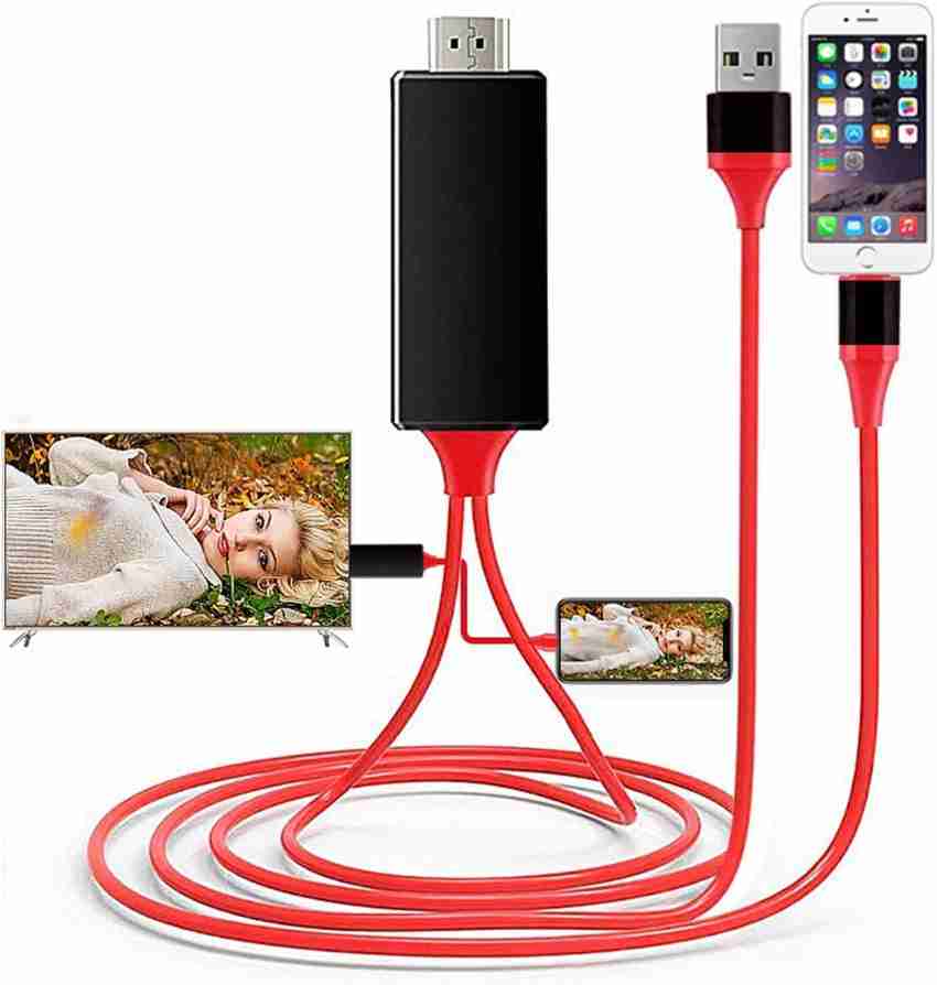 Cable hdmi lightning outlet