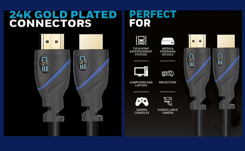 C E HDMI Cable 6 m 4K HDMI Cable 20 feet 6 Meters High Speed