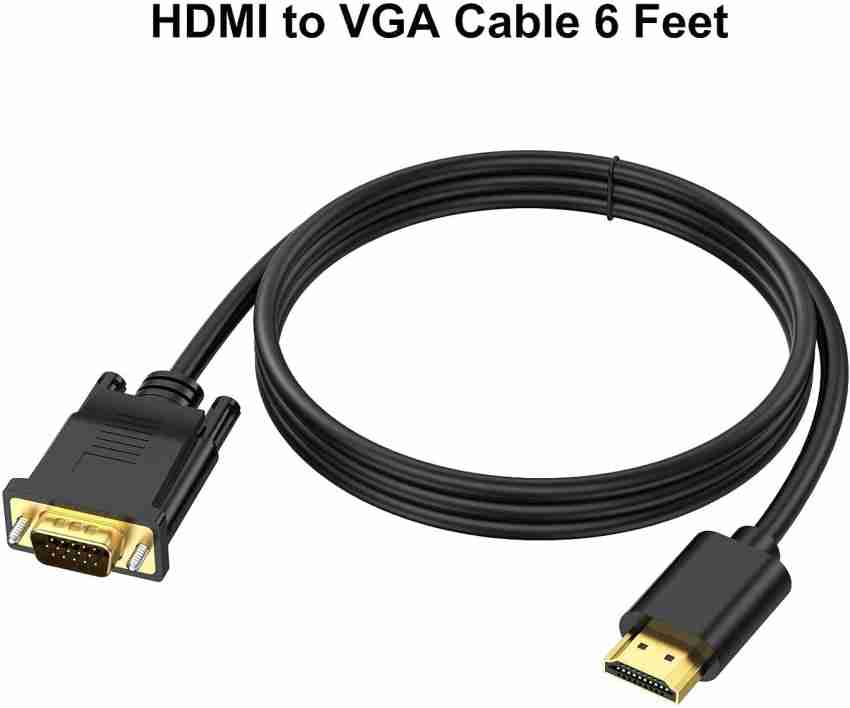 Dropship Cable HDMI A VGA Macho A Macho; Adaptador AV De 1; 8 M