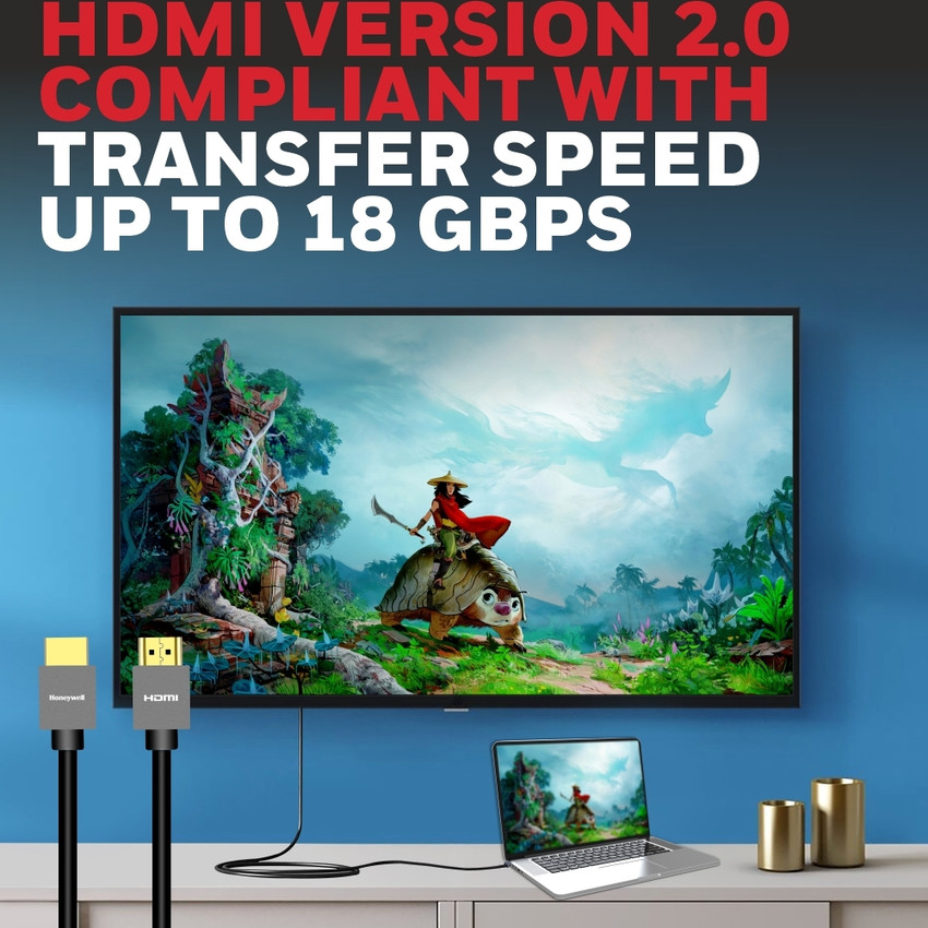 Honeywell HDMI Cable 10 m High Speed HDMI v2.0 Cable with Ethernet