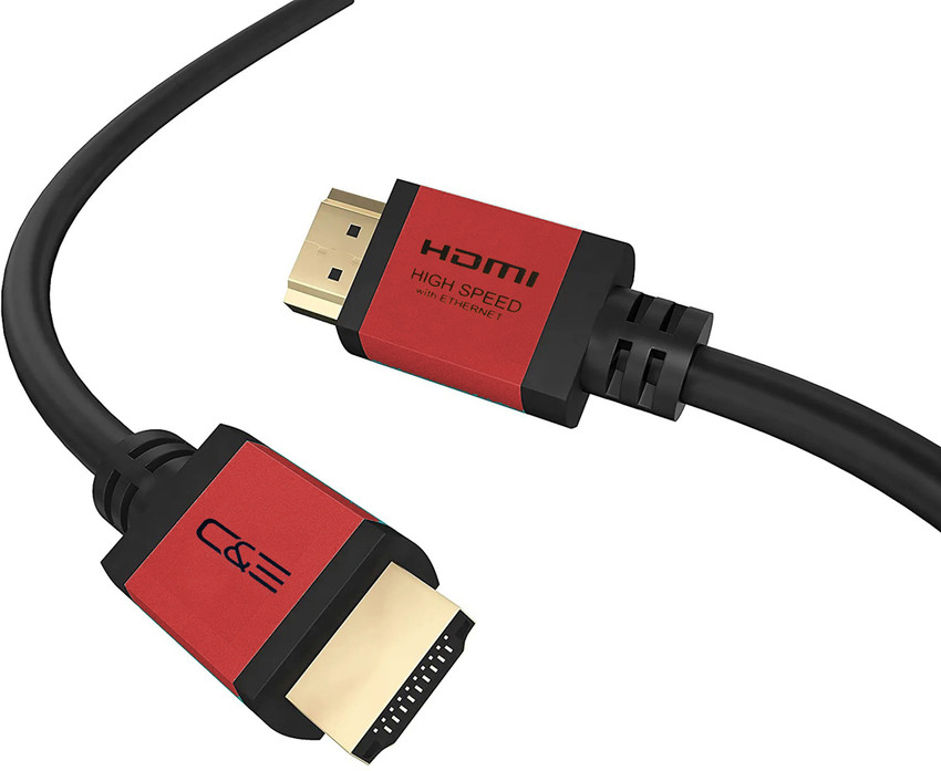 C E HDMI Cable 1.83 m Meter 6ft ULTRA HDMI 2.0 18Gbps 4K 60Hz 2K 144 165Hz RED C E Flipkart