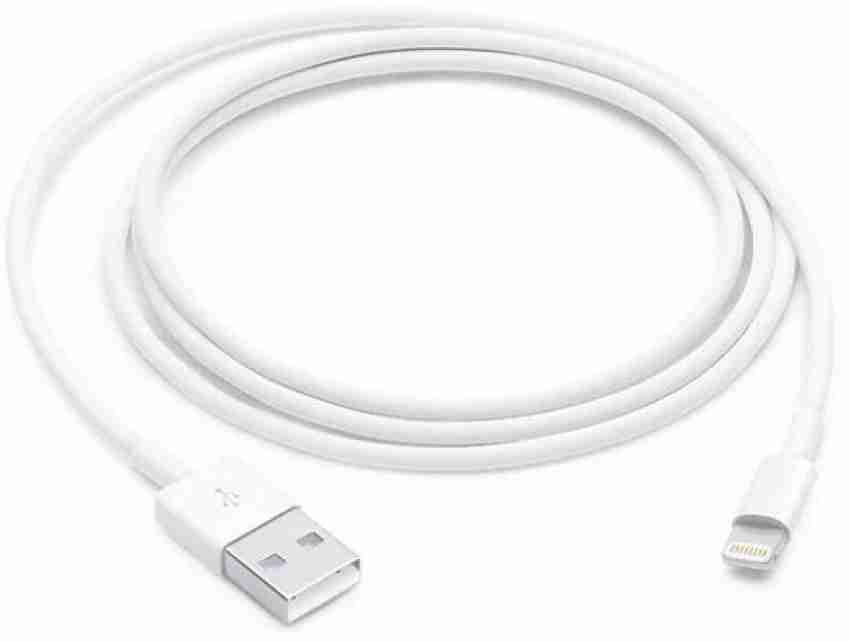 hirdesh Lightning Cable 1 m Lightning to USB Cable 1M WHITE