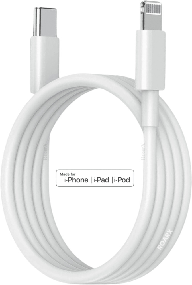 RoarX Lightning Cable 1 m 20 Watt Original type c to iphone cable for Apple iPhone 11 12 13 14 15 Pro Pro Max X XR XS SE SE2 Series type c