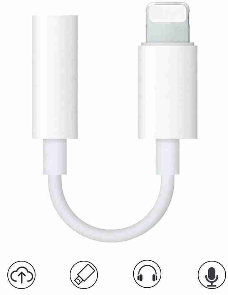 OEM Apple Lightning to Headphone Jack AUX Adapter For iPhone X 11