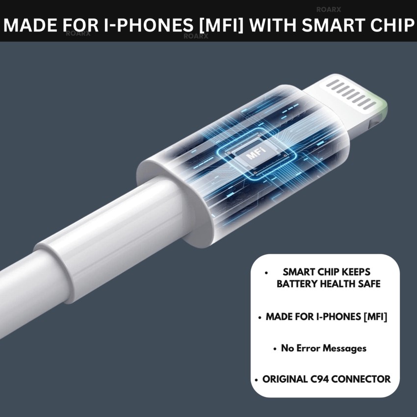 Micro USB to Iphone - Lightening 8 pin Adapter Converter- Apple Iphone  charge at best price in Delhi