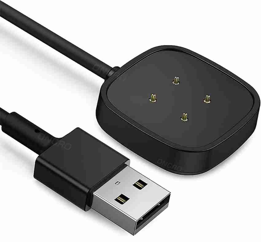 ONCRO Magnetic Charging Cable 1 m Watch usb wire for fitbit versa 3 sense smartwatch 4 pin adapter charger cord ONCRO Flipkart