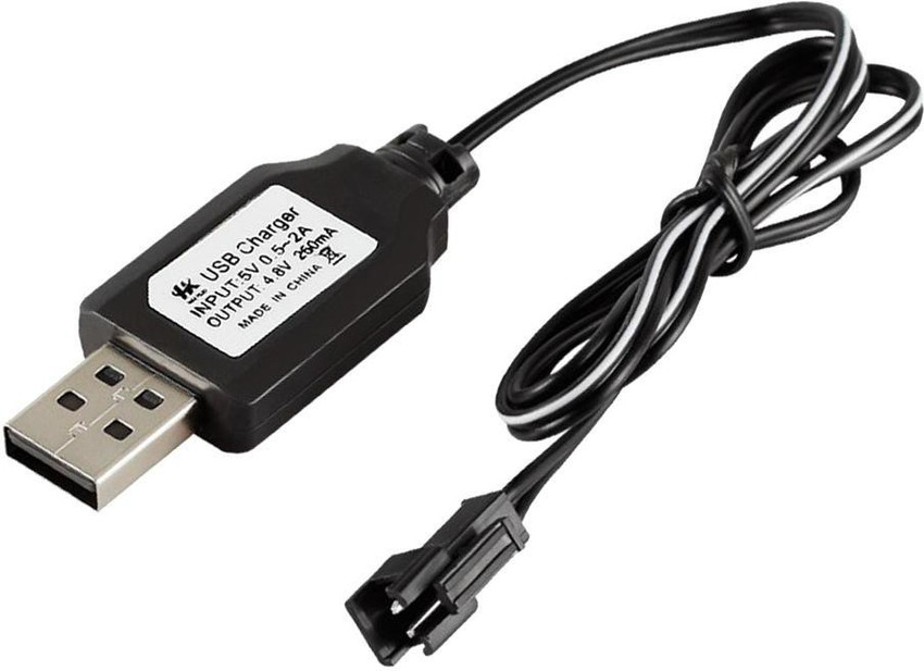 Lyla 1Pc RC Model Battery Charger Cable 4.8V 250mA USB Balance