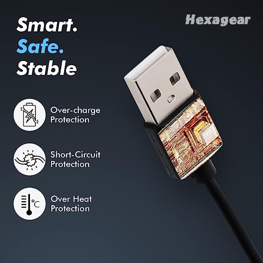 HexaGear Magnetic Charging Cable 2 A 0.5 m NA Fastrack Reflex Invoke Smart Watch Charging Cable HexaGear Flipkart