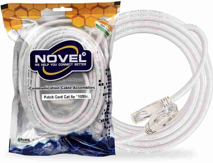 Elegant Casa Power Sharing Cable 15 m LAN Cable with Rj45 Connectors for  Router, Modem, Slim Quantum Ethernet Patch/LAN Wire with Gold Plated  Connectors - Elegant Casa 