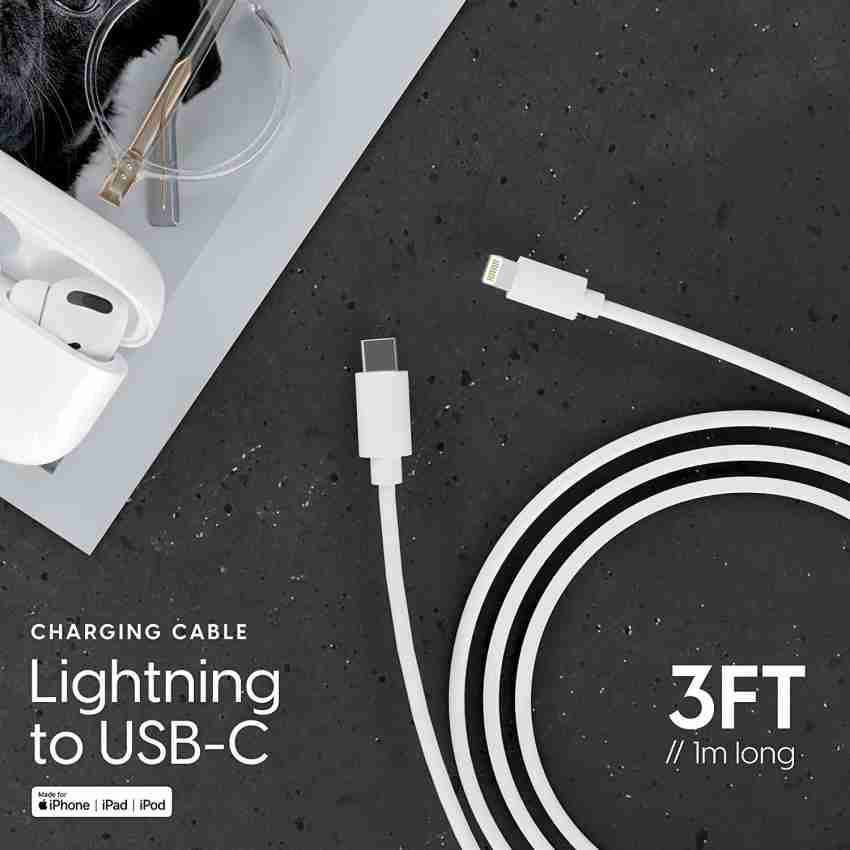 Cable Lightning A Usb-C iPhone 11 12 iPad Apple Original 1mt