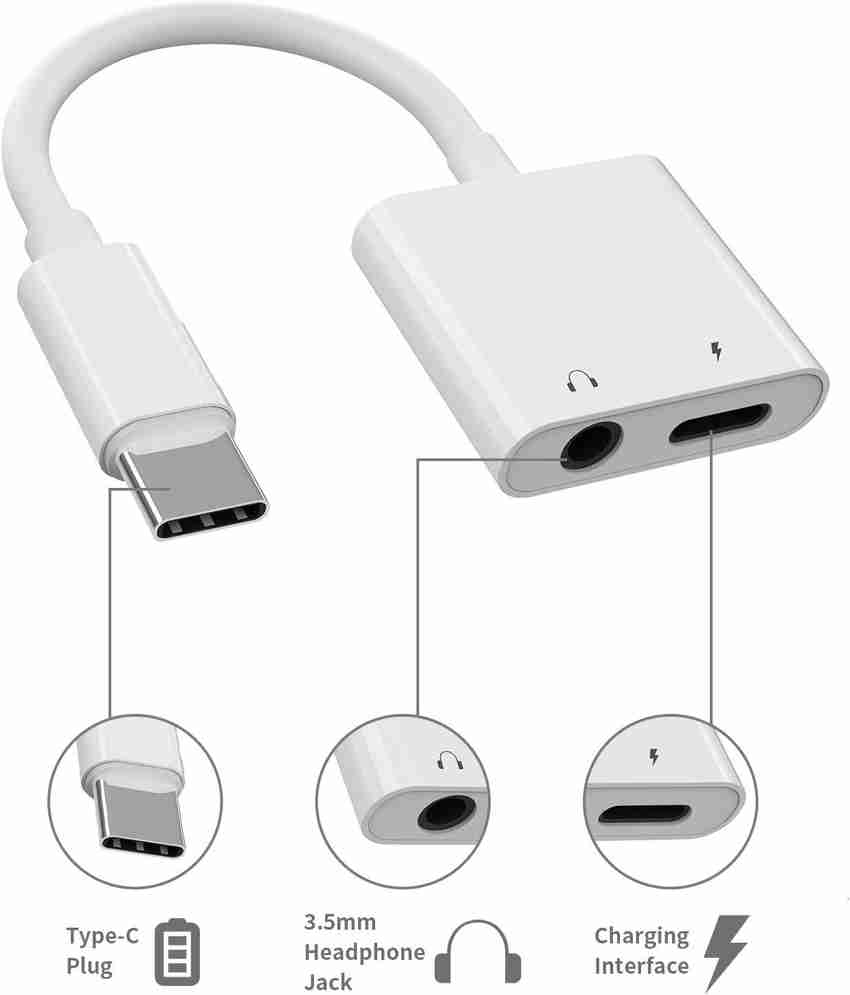 Usb c to sales jack and charge