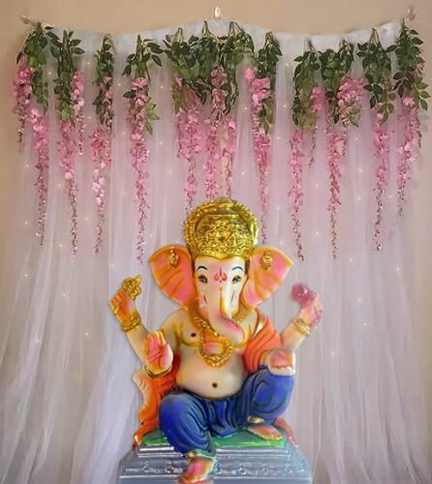 specialyou.in Ganesh Chaturthi Background Sheer net Curtains ...