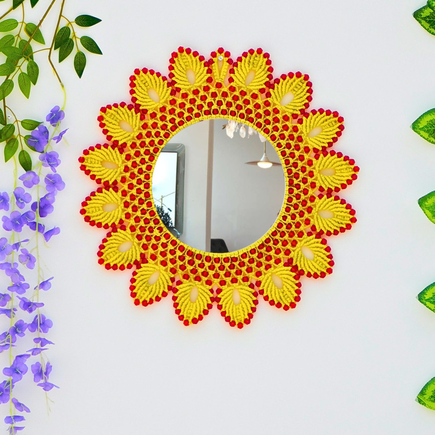 Macrame mirror shop