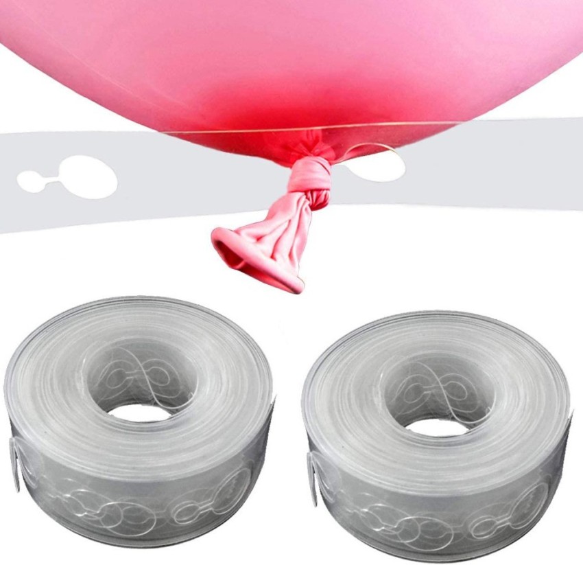 Joysome Transparent Balloon Glue Dots Roll (Pack of 2 rolls