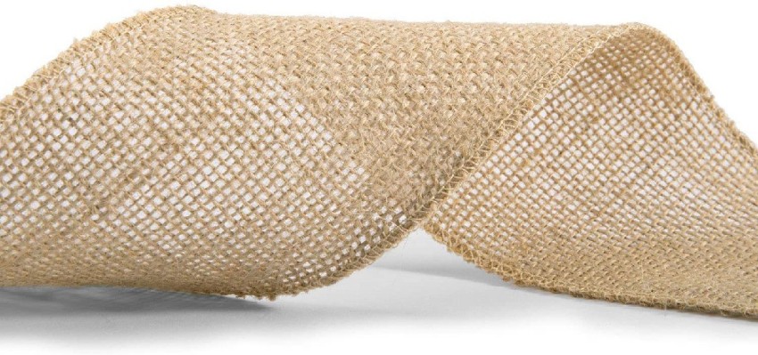 BANSURI ARISTOCRATIC 1Pcs Craft Decoration 3Inch X 3M Jute Roll Natural  Burlap Fabric Ribbon Crafts Gift Wrapping Decoration Christmas Tree  Succulents Chairs Dining Tables Price in India - Buy BANSURI ARISTOCRATIC  1Pcs