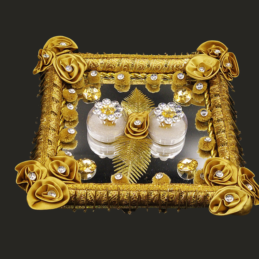 Engagement thali design new arrivals