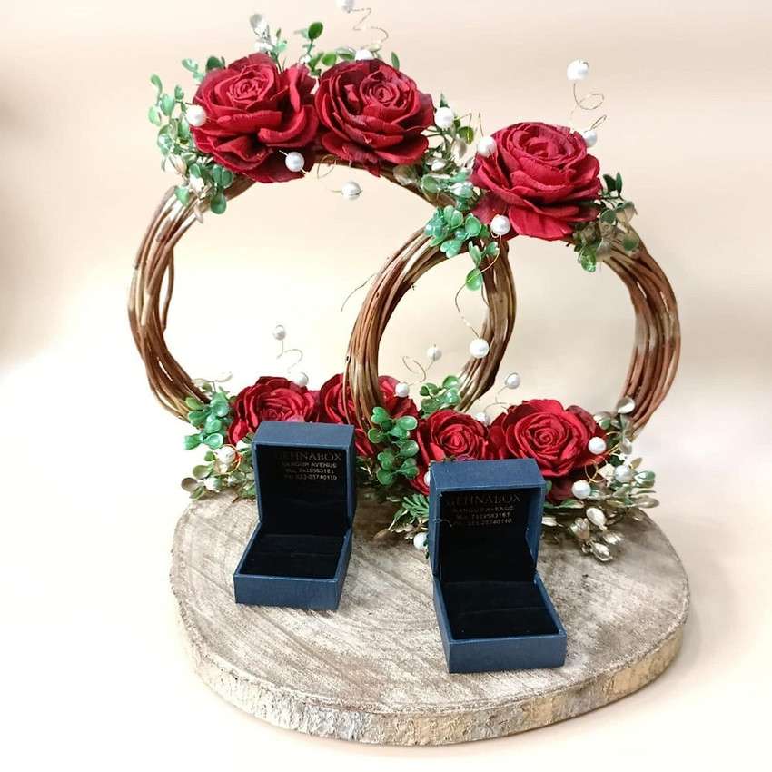 Craft Connect Studio Engagement Ring Platter with Name Wedding