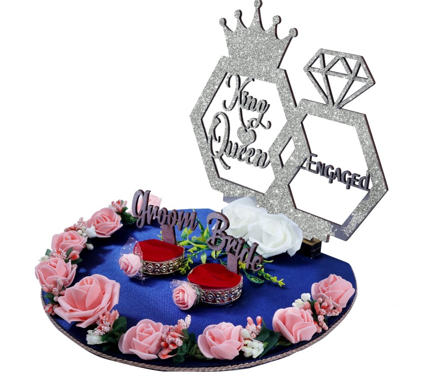 Decorative Ring Ceremony Tray, For On Engagements