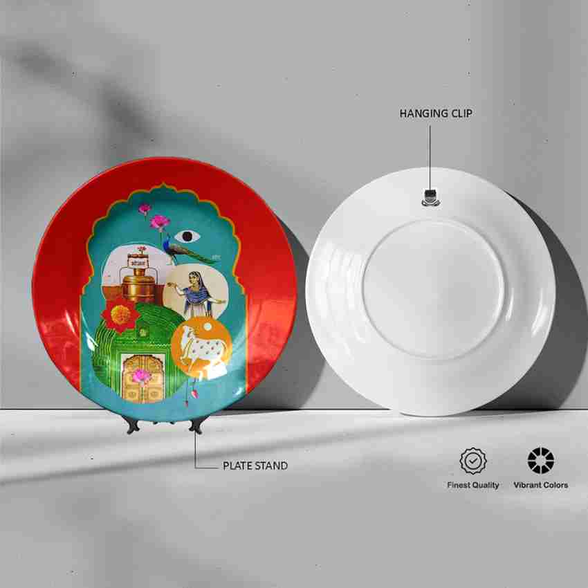 Sublimation Ceramic Plate with Stand