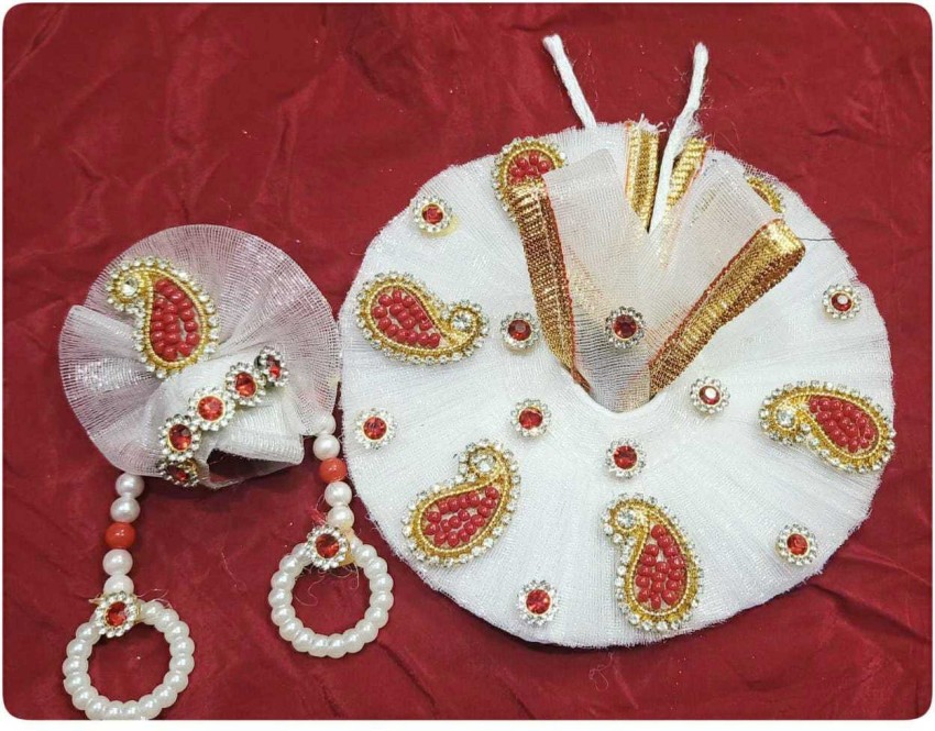 Laddu Gopal Accessories : Order Online Laddu Gopal Ji Red