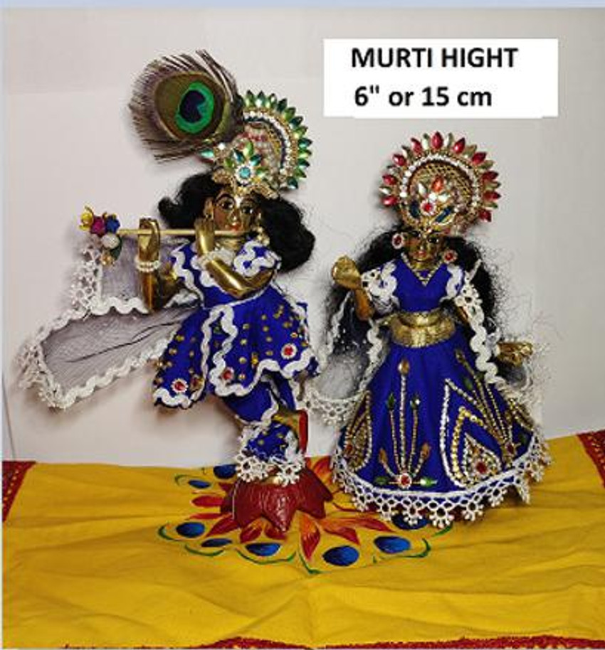 Radha krishna deity dress clearance