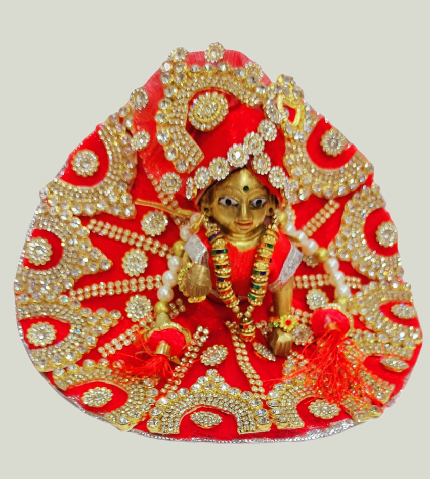 Divine Creations Laddu Gopal Krishna G Bal Gopal Thakur G Size 4 8 inch Dress Price in India Buy Divine Creations Laddu Gopal Krishna G Bal Gopal Thakur G Size 4 8 inch Dress online