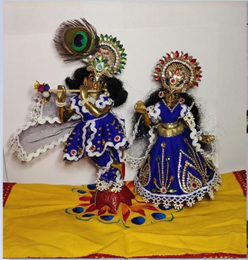 Radha Krishna Dress for Big Idols – Great E Pujari® (A Brand of Sajyoti  Trading Co)
