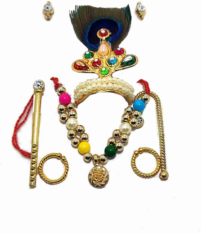 tanish trends Laddu gopal Kanha ji Shringar Set Jewellery set