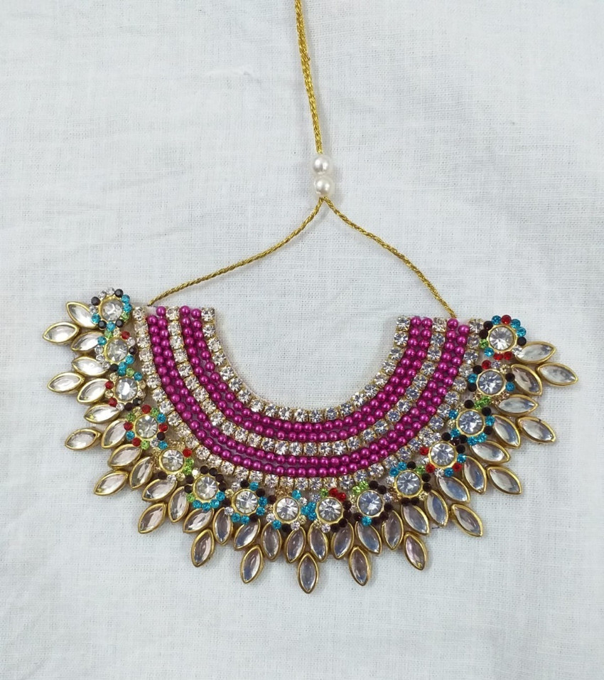 Firmus Kanha Ji Jewellery Set Necklace Size 7 Deity Ornament Price in India Buy Firmus Kanha Ji Jewellery Set Necklace Size 7 Deity Ornament online at Flipkart