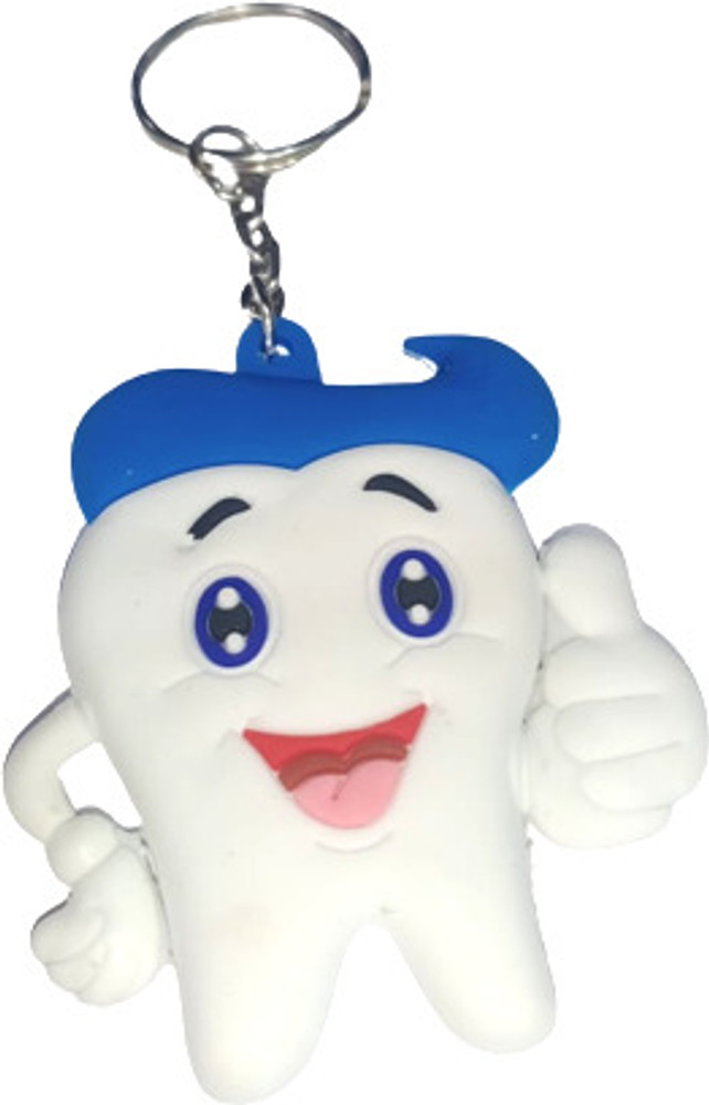 NMD NEXUS MEDODENT Tooth Shape Big Size White and Blue Rubber Keychain Dental Elevator Price in India Buy NMD NEXUS MEDODENT Tooth Shape Big Size White and Blue Rubber Keychain Dental