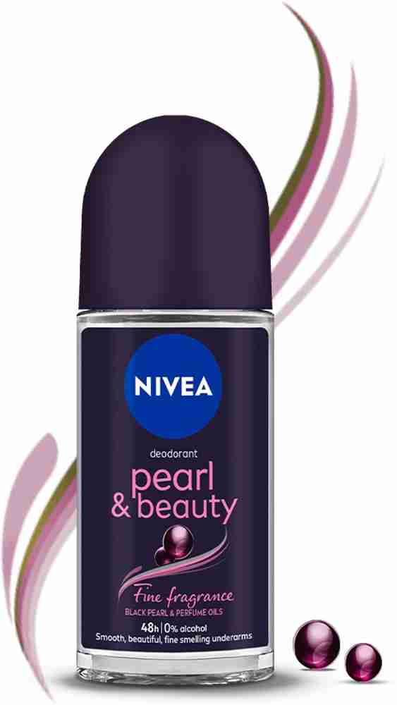 NIVEA Women Deo Roll on Pearl Beauty Fine Fragrance for