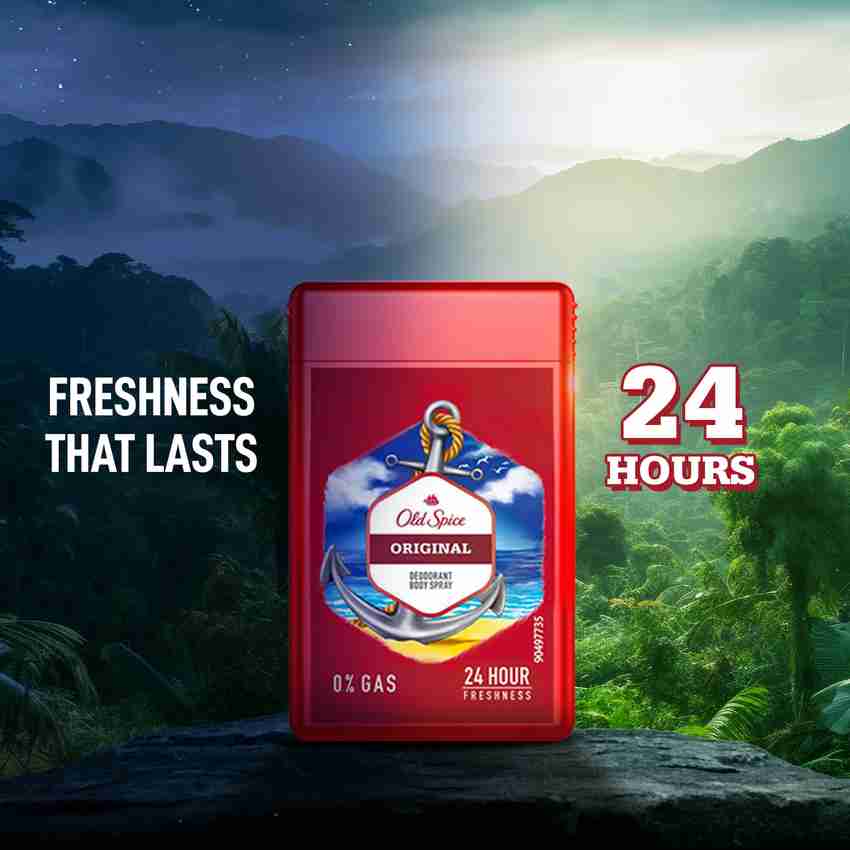 OLD SPICE Original No Gas Deodorant Body Spray Perfume for Men