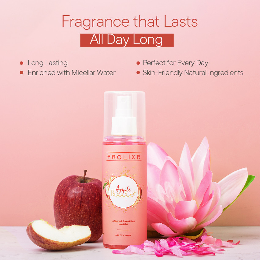 Prolixr Apple Bouquet Body Mist Sweet Apple Body Spray 200 Ml