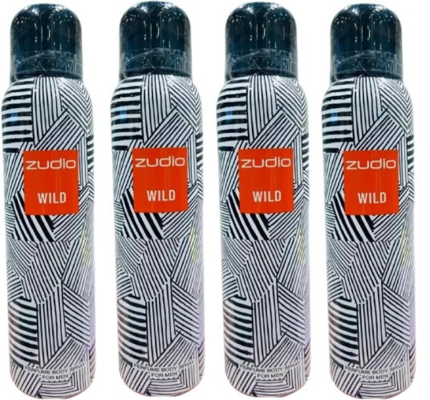 zudio WILD DEO PACK OF 4 Body Spray - For Men & Women - Price in India, Buy  zudio WILD DEO PACK OF 4 Body Spray - For Men & Women Online