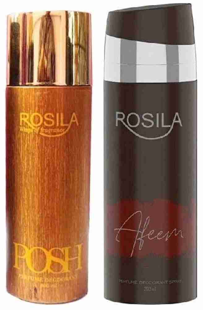 Rosila 1 AFEEM 1 POSH DEODORANT 200ML EACH PACK OF 2