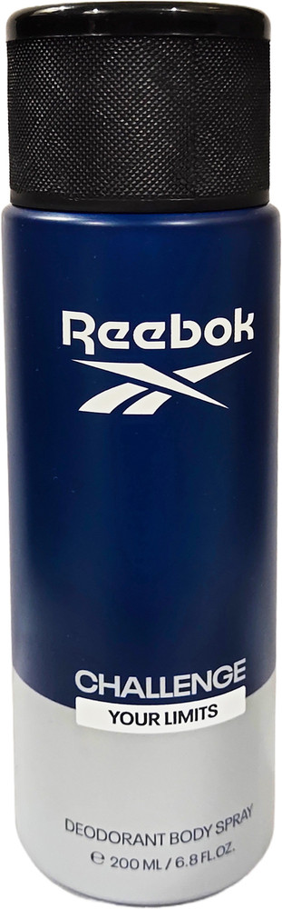 REEBOK Challenge your limits deodorant body spray each Pack2x200 ml Body Spray For Men Women Price in India Buy REEBOK Challenge your limits deodorant body spray each Pack2x200 ml