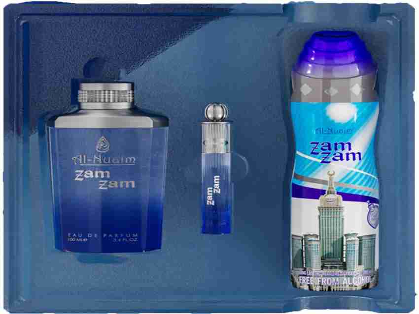 Buy Al Nuaim Zam Zam Fragrance Set 6 ml Attar Roll 100 ml Perfum