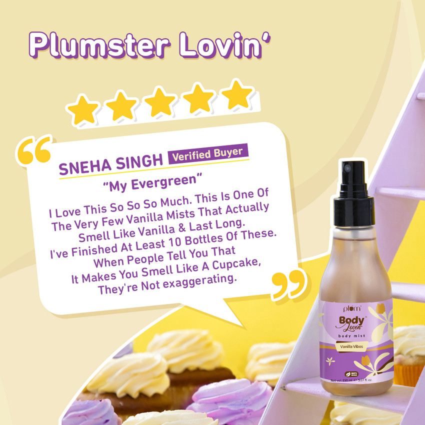 Plum BodyLovin Vanilla Vibes Long Lasting Warm Vanilla