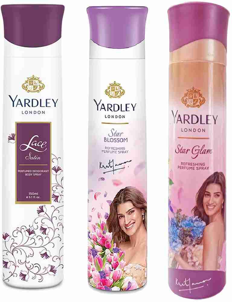 Yardley white best sale satin body spray