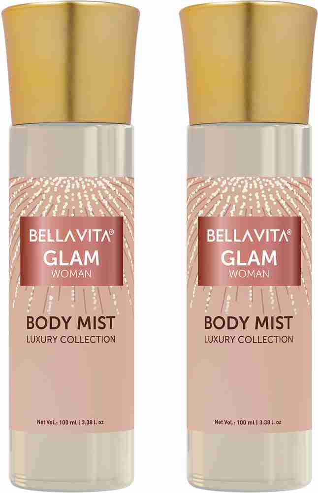 Bella vita organic GLAM Body Mist Set Floral Jasmine Citrus