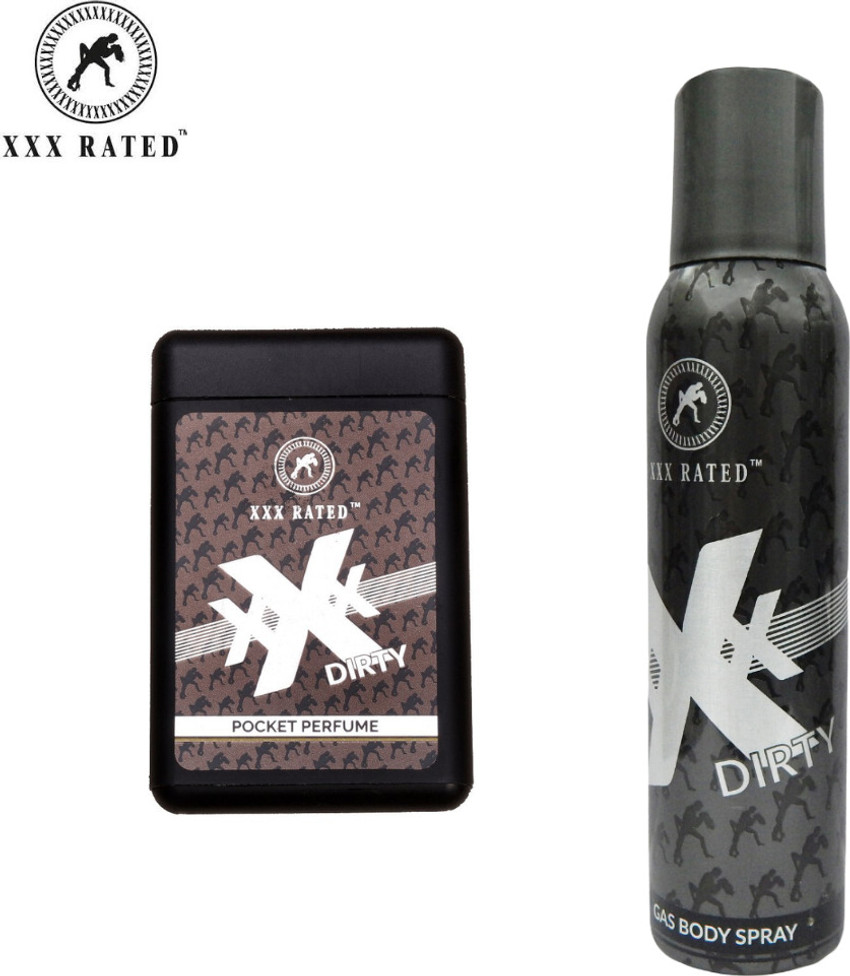 XXX Rated Dirty Deodorant Pocket Perfume Pk2 Deodorant Spray