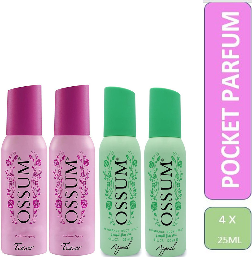 OSSUM APPEAL TEASER 4X25ML Pocket Perfume For Women Price
