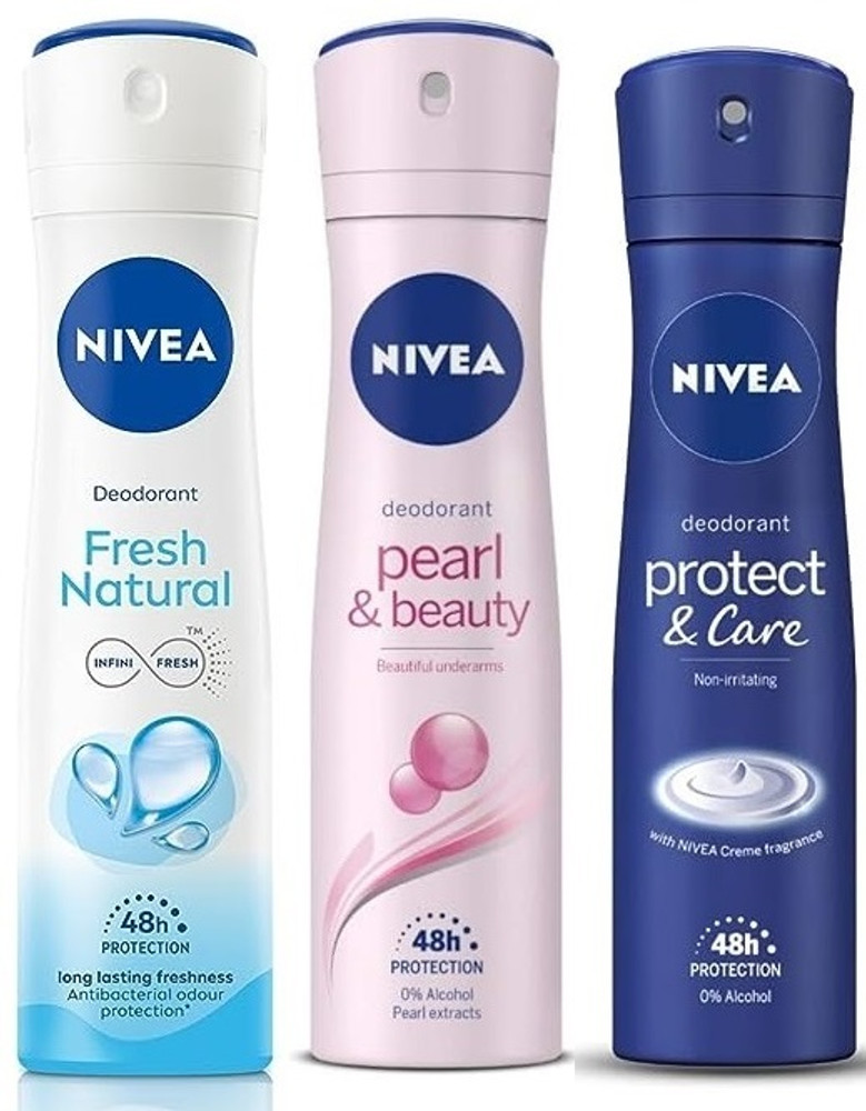 NIVEA Fresh Natural Pearl Beauty Protect Care Female Deodorant