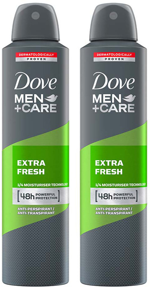 DOVE Men Care Extra Fresh Dry Spray Antiperspirant Deodorant Pack