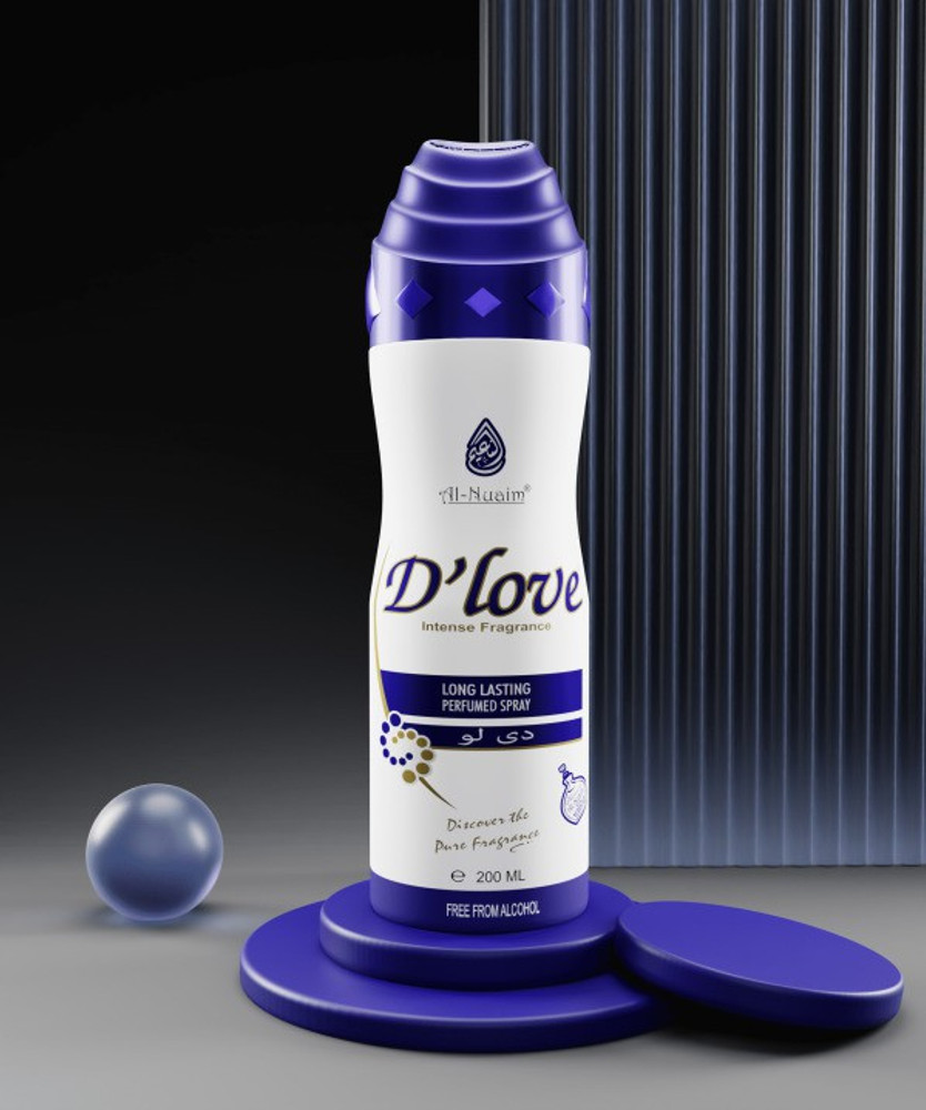 Al Nuaim D Love Non Alcoholic Body Spray 200 ml for Men and Women